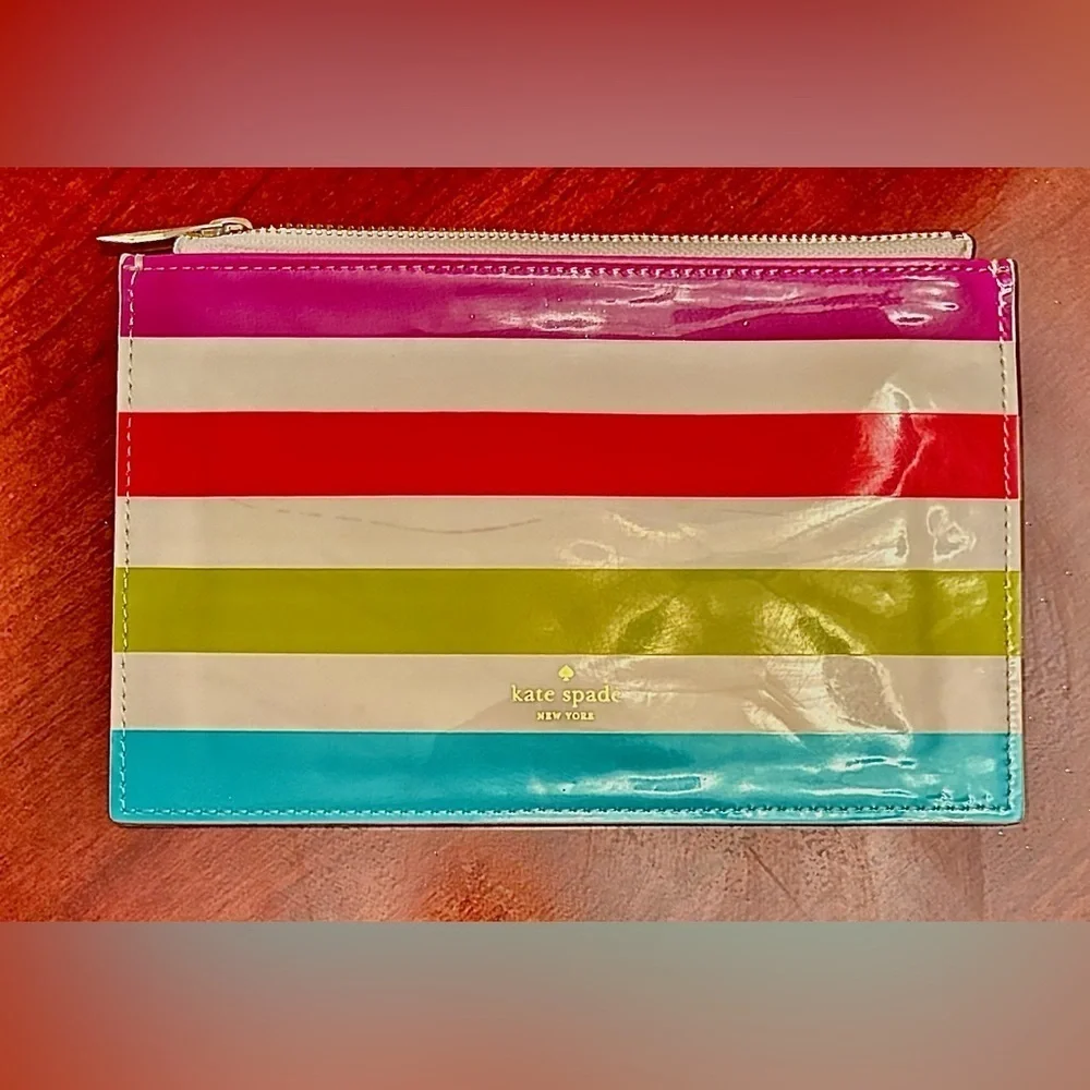 Kate Spade Candy Stripe Pencil Pouch